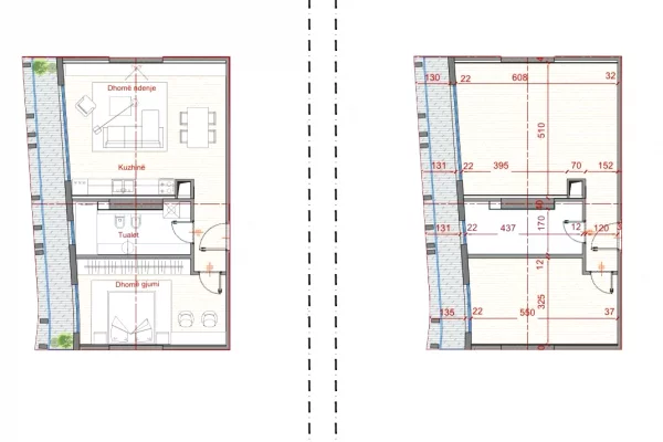 Apartament 1+1 per shitje tek TOP SEVEN TOWER 