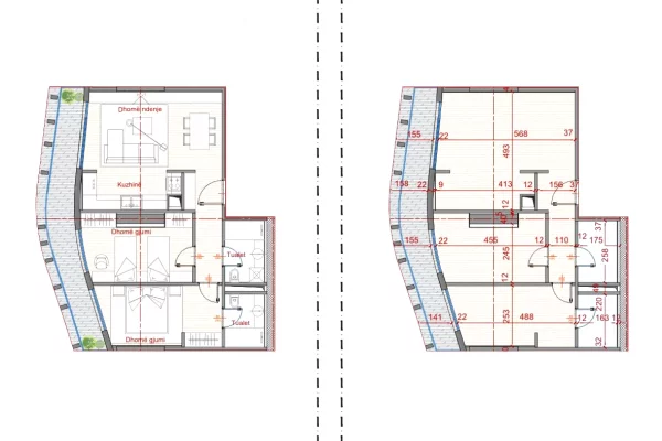 Per shitje apartament 1+1 tek Top Seven TOWER
