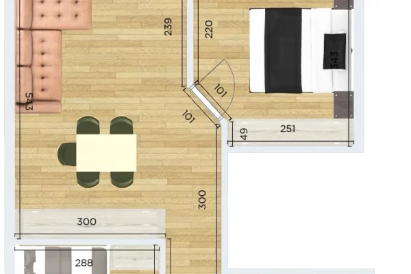 House for Sale 2+1 in Vlora - 218,300 Euro