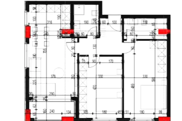 Shtepi ne shitje Apartament ne Tirane, 2+1, Mobilimi Bosh, pa mobiluar, Pagesa 127,000  Euro.