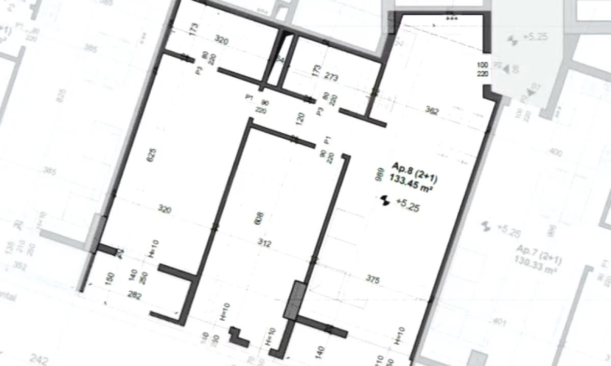 Shtepi ne shitje Apartament ne Tirane, 2+1, Mobilimi Bosh, pa mobiluar, Pagesa 193,500  Euro.
