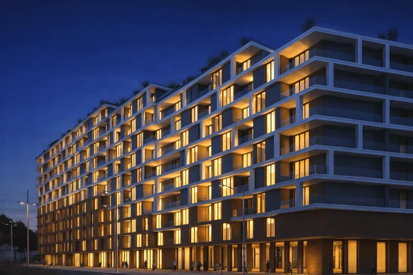 Apartament 2+1 + verandë per shitje tek 