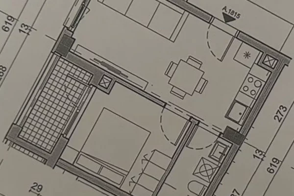 Apartament 1+1 per shitje tek "OxA Residence" Fresk
