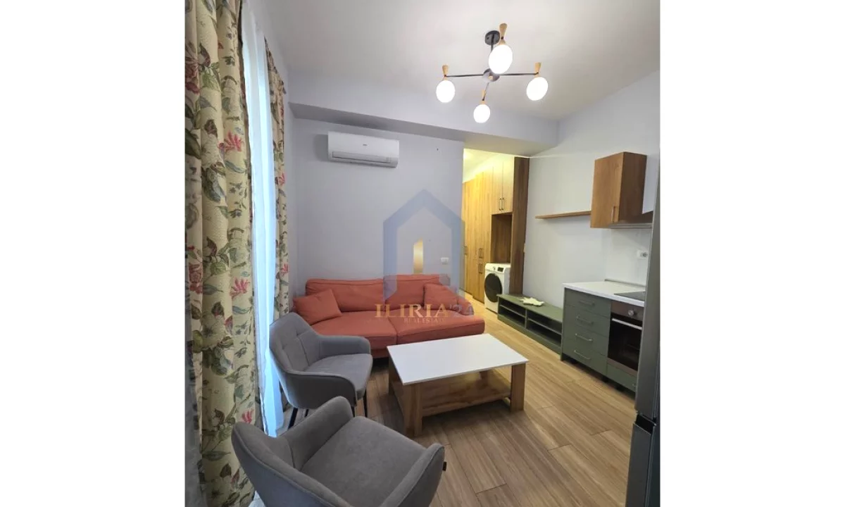 Shtepi me qera Apartament ne Tirane, 1+1, Mobilimi E mobiluar, Pagesa 450  Euro.