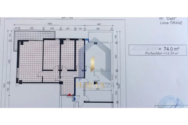 Shtepi ne shitje 2+1 ne Tirane - 135,000 Euro