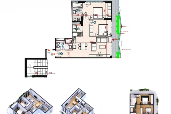 Shtepi ne shitje 2+1 ne Tirane - 531,225 Euro
