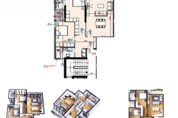 Apartment for sale in Tirana 2+1, Emty