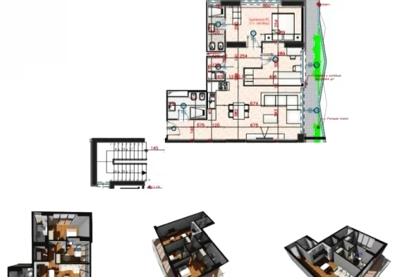 Apartment for sale in Tirana 2+1, Emty