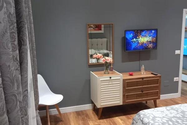 Shtepi me qera Apartament ne Tirane, 1+1, Mobilimi E mobiluar, Pagesa 750  Euro.