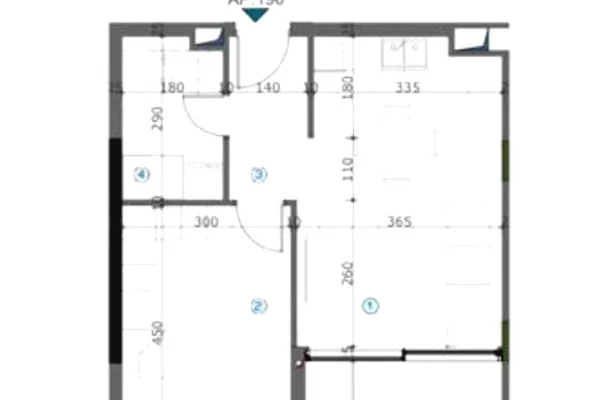 Shtepi ne shitje Apartament ne Tirane, 1+1, Mobilimi Bosh, pa mobiluar, Pagesa 82,250  Euro.