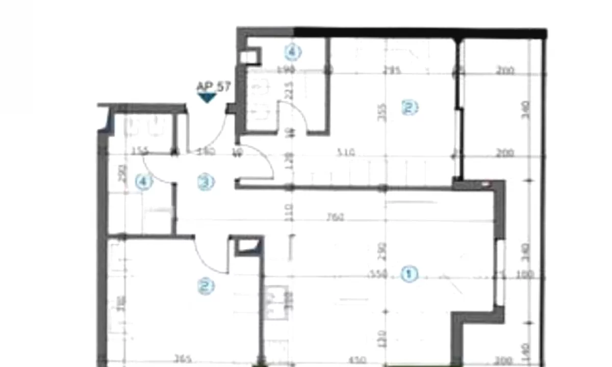 Shtepi ne shitje Apartament ne Tirane, 2+1, Mobilimi Bosh, pa mobiluar, Pagesa 151,500  Euro.