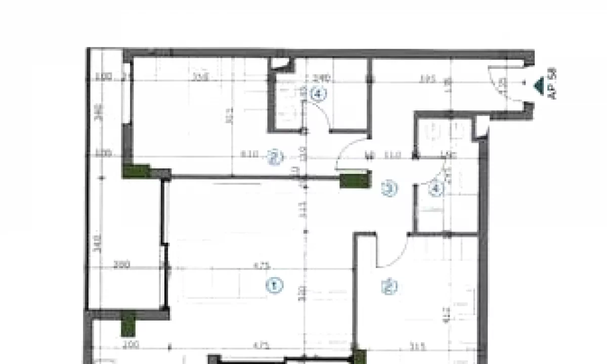 Shtepi ne shitje Apartament ne Tirane, 2+1, Mobilimi Bosh, pa mobiluar, Pagesa 153,625  Euro.