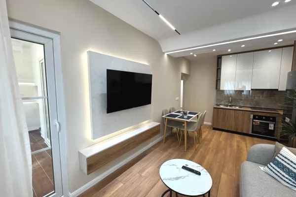 Shtepi ne shitje Apartament ne Tirane, 1+1, Mobilimi E mobiluar, Pagesa 163,000  Euro.