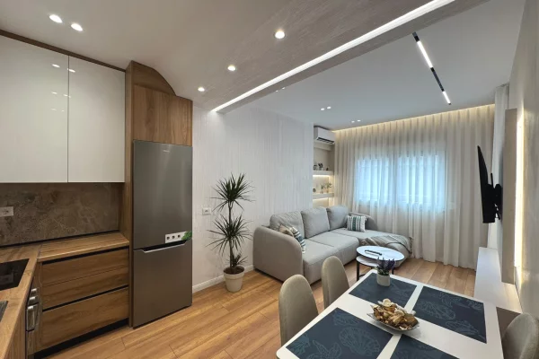 Shtepi ne shitje Apartament ne Tirane, 1+1, Mobilimi E mobiluar, Pagesa 163,000  Euro.