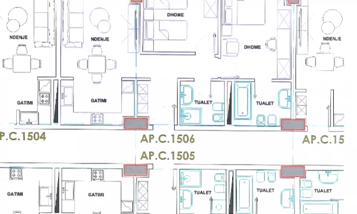 Apartment for sale in Tirana 2+1, Emty