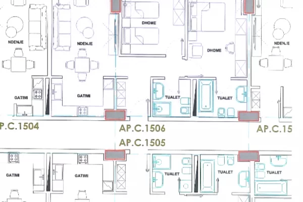 OKAZION! Apartament 2+1 per shitje tek "Ekspozita Building"