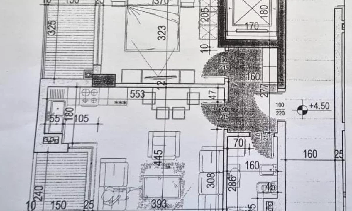 Apartment for sale in Tirana 1+1, Emty