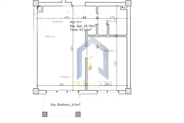 Apartament 1+1 për Shitje – “Rolling Hills , Liqeni”