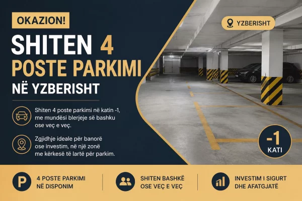 Ambient biznesi ne shitje 4+1 ne Tirane - 1,111 Euro