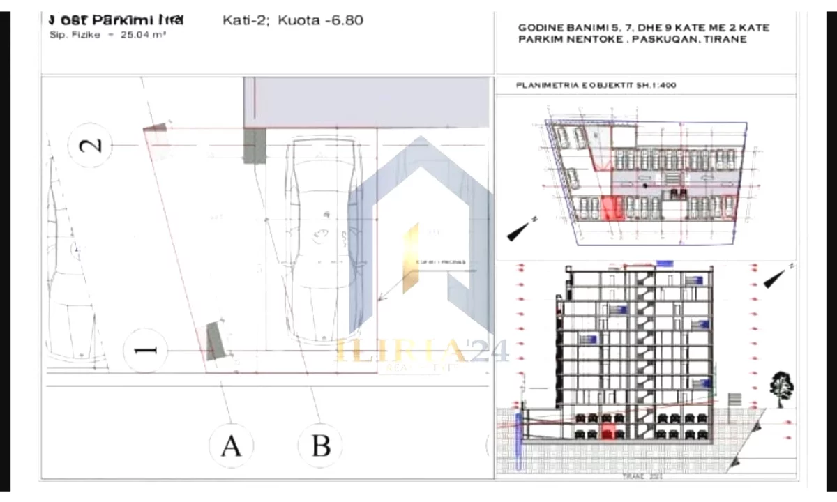 Post parkimi per shitje ne “Paskuqan” Kompleksi “One Residence”