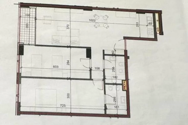 Apartament 2+1 per shitje ne "Shkoze"
