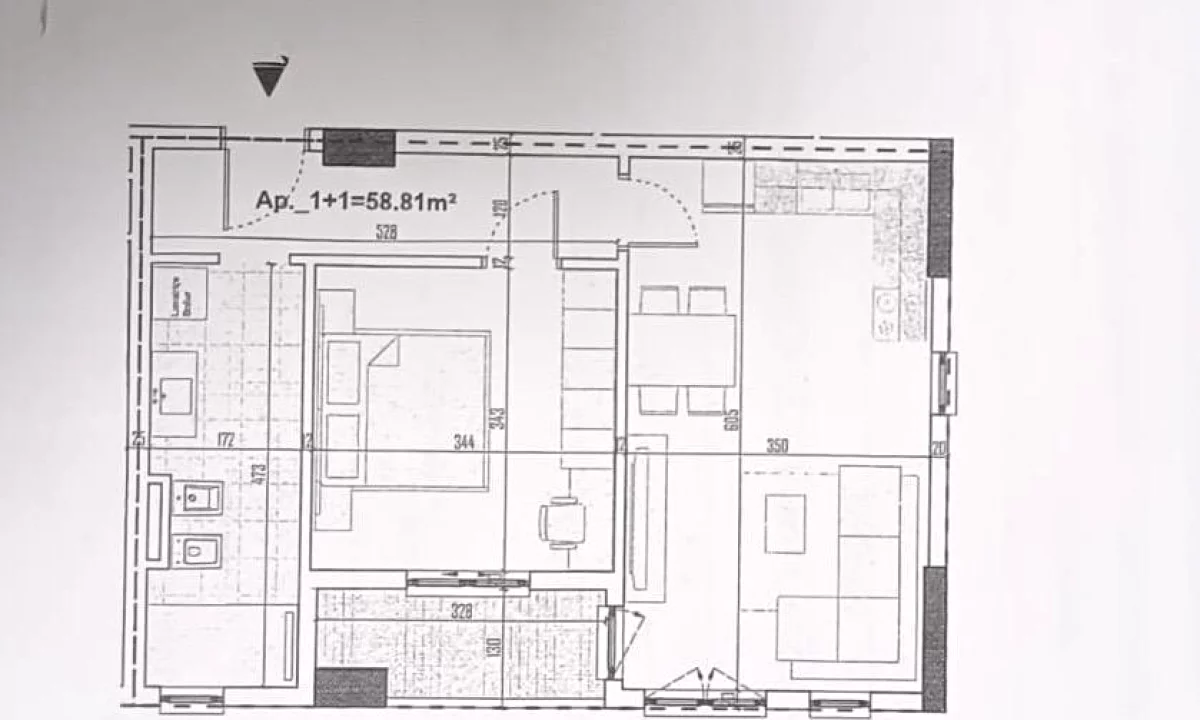 House for Sale Apartment in Tirana, 1+1, Furniture Emty, Payment 75,000  Euro.