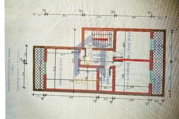 House for Sale Apartment in Tirana, 2+1, Furniture Furnished, Payment 180,000  Euro.
