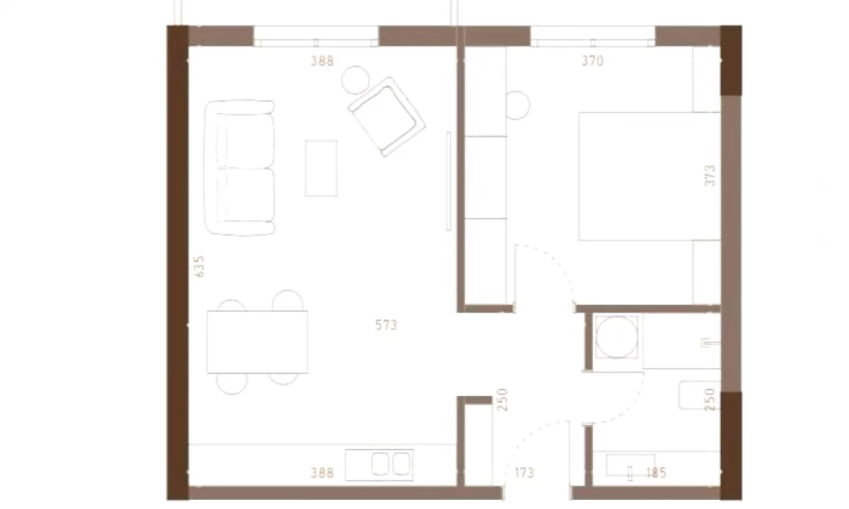 Shtepi ne shitje Apartament ne Durres, 1+1, Mobilimi Bosh, pa mobiluar, Pagesa 148,300  Euro.