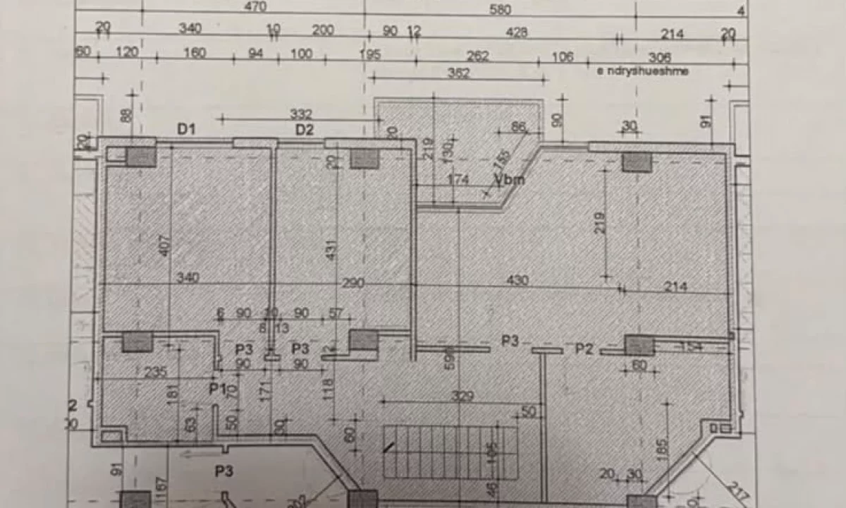 Shtepi ne shitje Apartament ne Tirane, 2+1, Mobilimi Bosh, pa mobiluar, Pagesa 258,000  Euro.