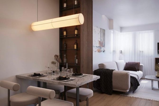 Shtepi ne shitje Apartament ne Tirane, 1+1, Mobilimi Bosh, pa mobiluar, Pagesa 175,000  Euro.