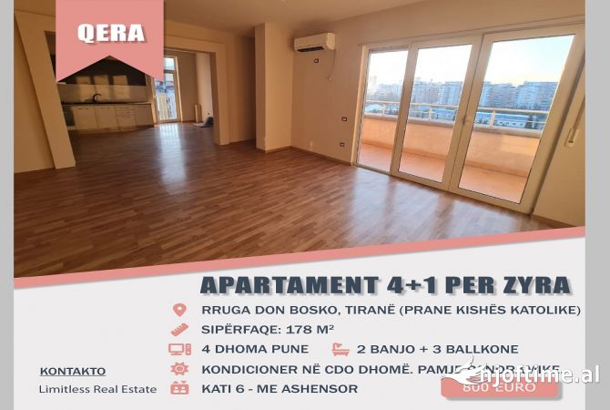 Ambiente Commerciale in Affitto 3+1 a Tirana - 800 Euro