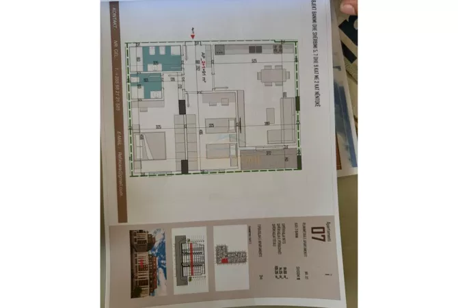 Shtepi ne shitje Apartament ne Tirane, 2+1, Mobilimi Bosh, pa mobiluar, Pagesa 84,280  Euro.