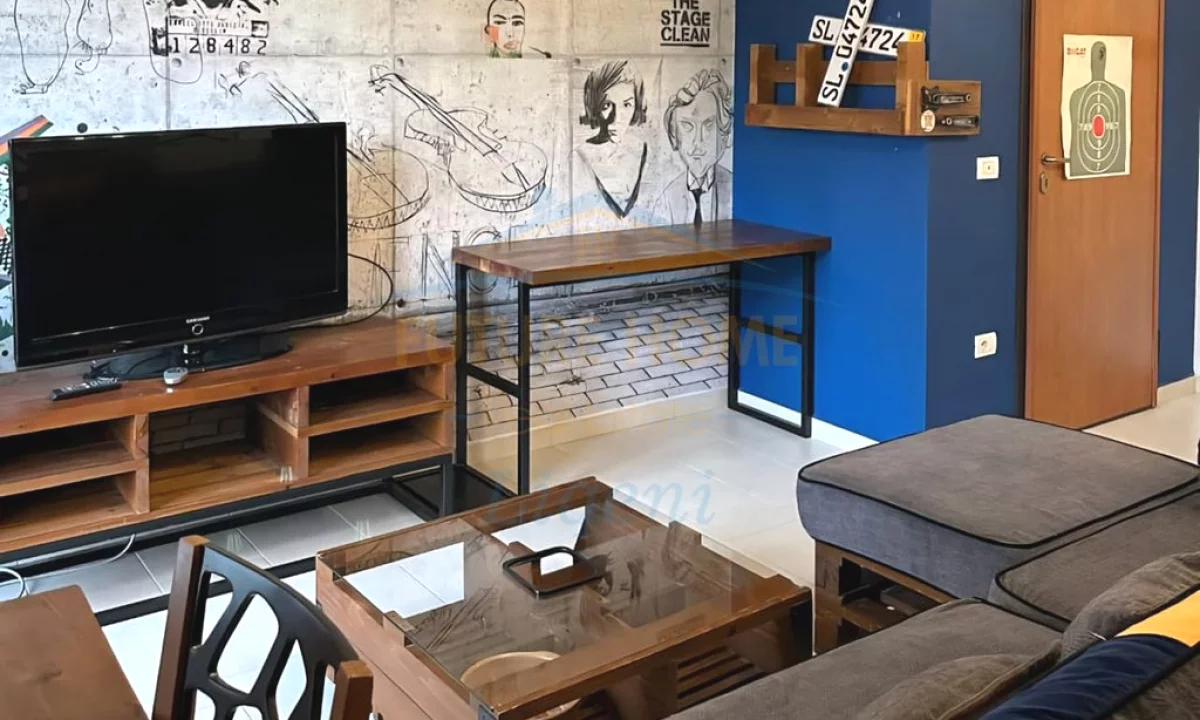 Shtepi me qera Apartament ne Tirane, 1+1, Mobilimi E mobiluar, Pagesa 598  Euro.