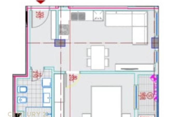 Apartment for sale in Tirana 1+1, Emty