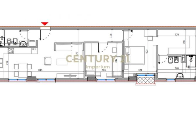 Appartamento in vendita a Tirana 2+1, Vuoto