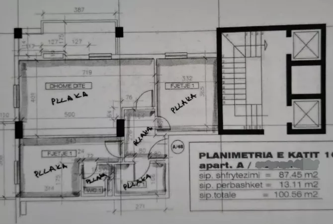 Apartment for sale in Tirana 2+1, Furnished