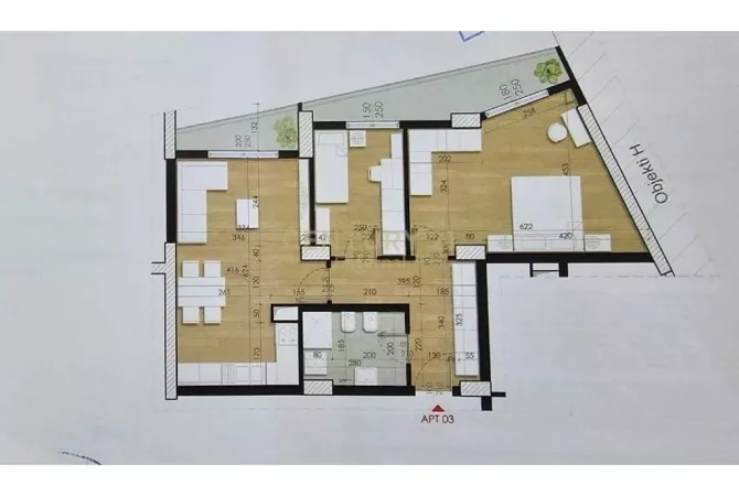 Appartamento in vendita a Tirana 2+1, Vuoto