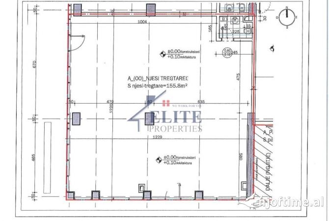 Business Property for Rent 1+1 in Tirana - 12,000 Euro