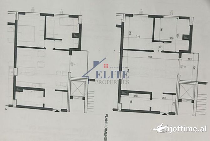 Shtepi ne shitje Apartament ne Tirane, 2+1, Mobilimi Bosh, pa mobiluar, Pagesa 155,000  Euro.