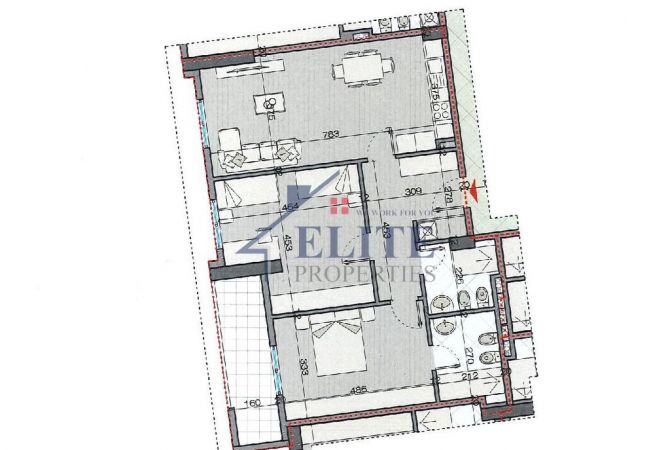 Alba Construction Astir, apartament 2+1 në shitje