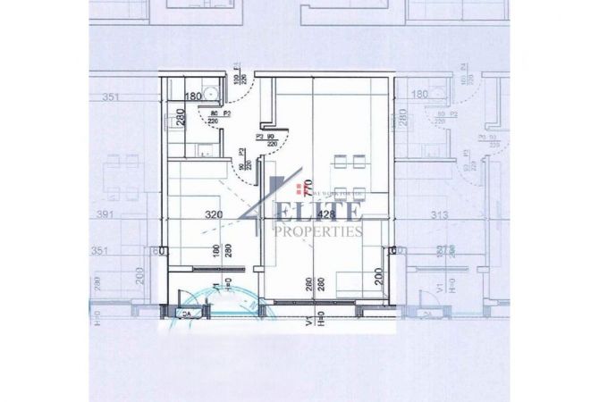 Shtepi ne shitje Apartament ne Tirane, 1+1, Mobilimi Bosh, pa mobiluar, Pagesa 223,830  Euro.
