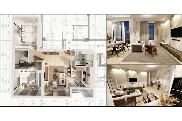 Shtepi ne shitje Apartament ne Tirane, 2+1, Mobilimi Bosh, pa mobiluar, Pagesa 185,000  Euro.