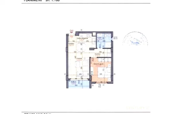 Shtepi ne shitje Apartament ne Tirane, 1+1, Mobilimi E mobiluar, Pagesa 135,000  Euro.