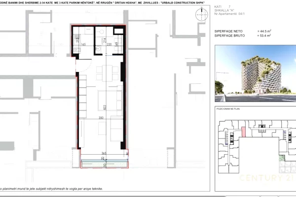 Shtepi ne shitje Apartament ne Tirane, Garsoniere, Mobilimi Bosh, pa mobiluar, Pagesa 112,000  Euro.