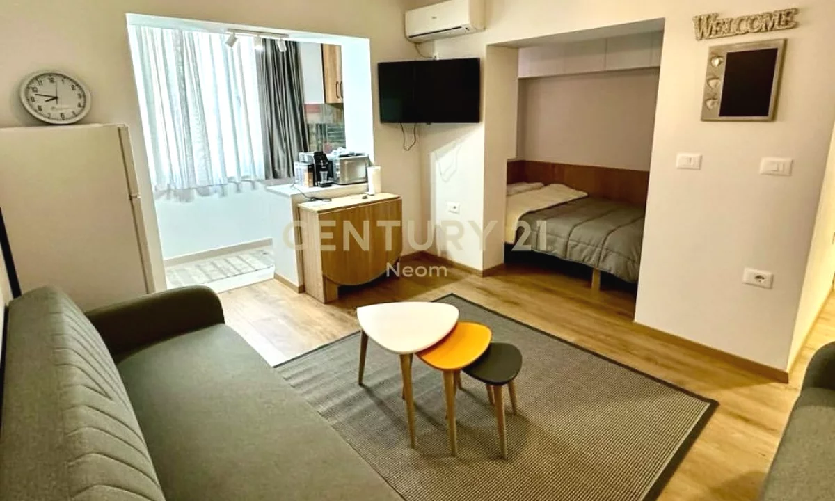 Shtepi me qera Apartament ne Tirane, Garsoniere, Mobilimi E mobiluar, Pagesa 500  Euro.
