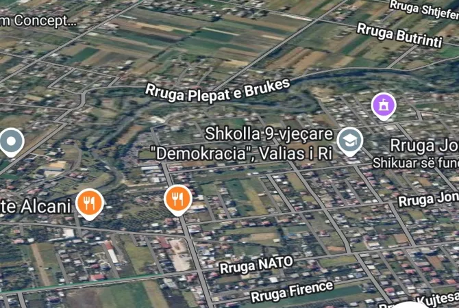 Kamez shiten 8000m/2 toke zone e kuqe per ndertim