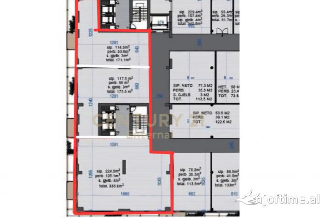 JEPET AMBIENT KOMERCIAL ME QIRA - GARDEN BUILDING, TIRANE