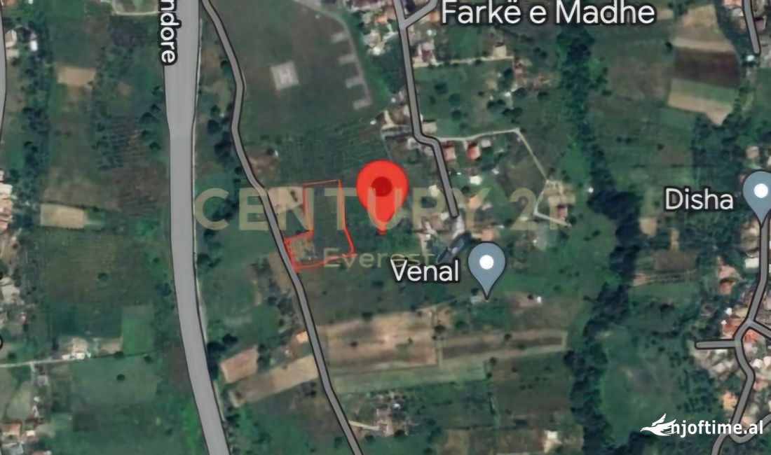 Shitet Toke ne Farke, Tirane – 5250 m2