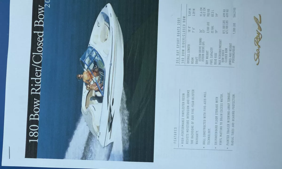 SHITET - SKAF SeaRay 180 BR