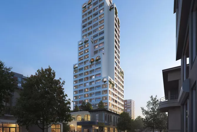 🏢 AFA TOWER – Apartamente në Shitje 📍 Lokacion Premium – Pranë Pazarit të Ri